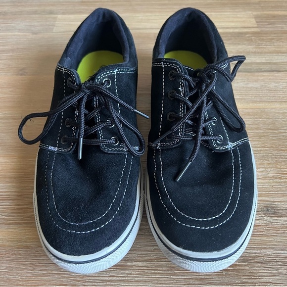 Maui and Sons Sneakers Mens Size 10 Black Suede Leather Low Top Skate Shoes - Picture 6 of 11